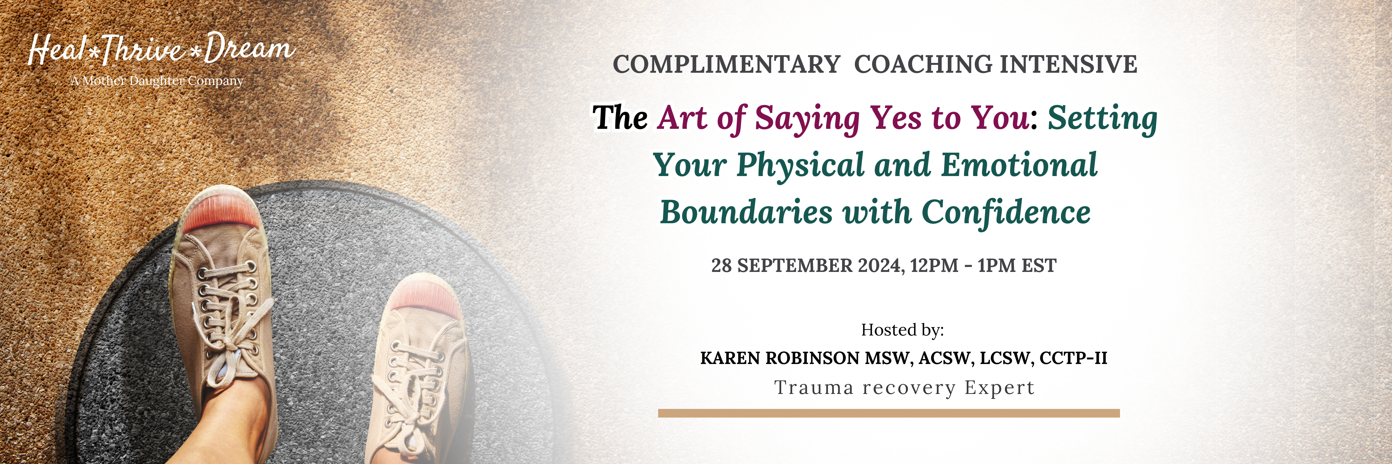 The Art of Saying Yes to You: Setting Your Physical and Emotional Boundaries with Confidence.